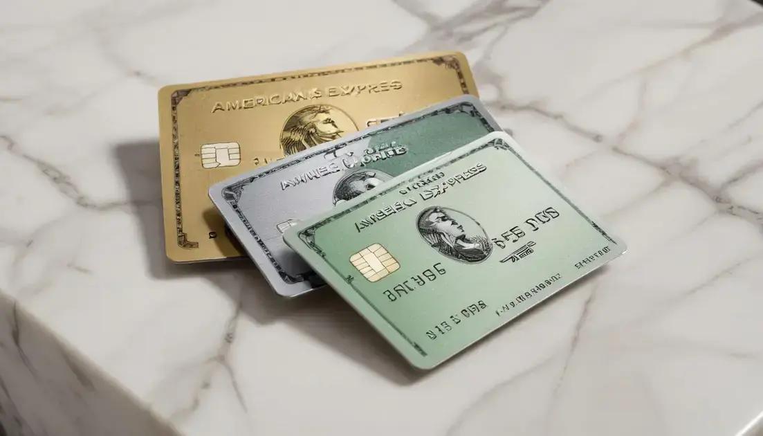 Tipos de tarjetas American Express disponibles Tipos de tarjetas American Express disponibles